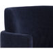 Richie Antique Brass / Danny Navy Dining Armchair